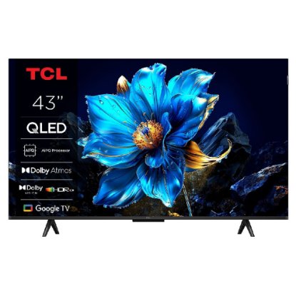 QLED TV 43" TCL 43P7K, Smart TV, UHD 4K, DVB-T2/C/S2, HDMI, Wi-Fi, USB, BT, energetski razred F