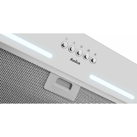 Ugradbena kuhinjska napa AMICA OMP6253WG, 60 cm, 389 m3/h, energetski razred C, bijela