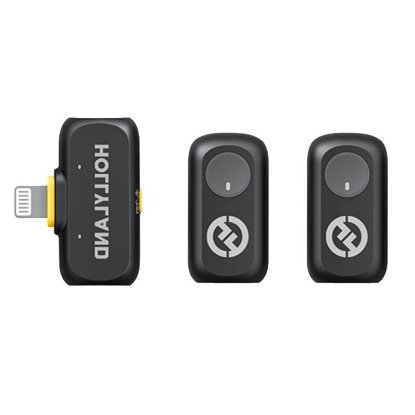 Mikrofon HOLLYLAND Lark A1 Mini Duo Lightning, crni