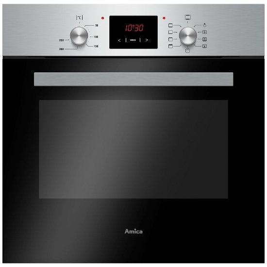 Ugradbena pećnica AMICA BOC 4510, 62 l, 8 funkcija, energetski razred A, inox