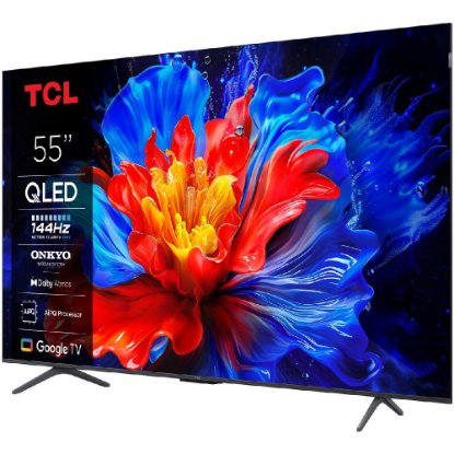 QLED TV 55" TCL 55P8K, Smart TV, UHD 4K, DVB-T2/C/S2, HDMI, Wi-Fi, USB, BT, energetski razred F