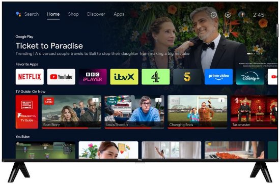 QLED TV 32" TCL 32S5K, DVB-T2/C/S2, FHD, Android TV, WiFi, energetski razred F