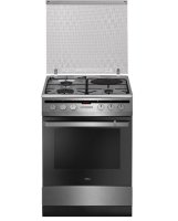 Kombinirani štednjak AMICA 618ME3.38HZpTaDN(Xx), 60 cm, kombinirani 3+1, električna pećnica, energetski razred A, inox