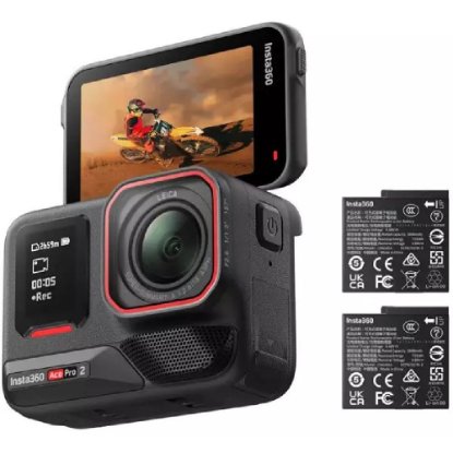 Sportska digitalna kamera INSTA360 Ace Pro 2, 8K, crna