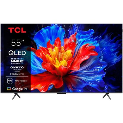 QLED TV 55" TCL 55P8K, Smart TV, UHD 4K, DVB-T2/C/S2, HDMI, Wi-Fi, USB, BT, energetski razred F