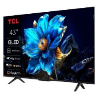 QLED TV 43" TCL 43P7K, Smart TV, UHD 4K, DVB-T2/C/S2, HDMI, Wi-Fi, USB, BT, energetski razred F