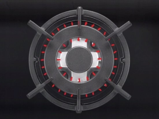 Ugradbena ploča AMICA PGCD6111AoB, plinska, 60 cm, 4 plamenika, WOK, staklokeramika, crna