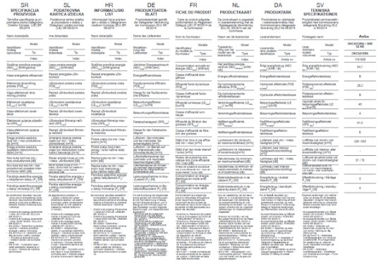 Kaminska kuhinjska napa AMICA OKC 6212 RA, Retro, 60 cm, 635 m3/h, energetski razred B, antracit crna