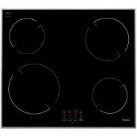 Ugradbena ploča AMICA VH6040, struja, 60 cm, 4 zone, staklokeramika, crna