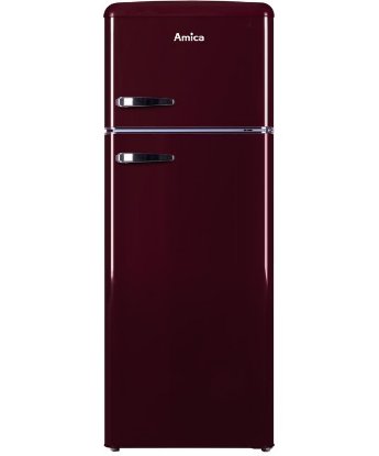 Hladnjak AMICA KGC15631R, kombinirani, 144 cm, 162/44 l, LINEAR cooling, energetski razred E, crveni