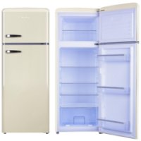 Hladnjak AMICA KGC15635B, kombinirani, 144 cm, 162/44 l, AutoDefrost, energetski razred E, bež