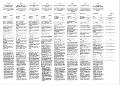 Ugradbena kuhinjska napa AMICA OMC6242I, 60 cm, 350 m3/h, energetski razred C, inox