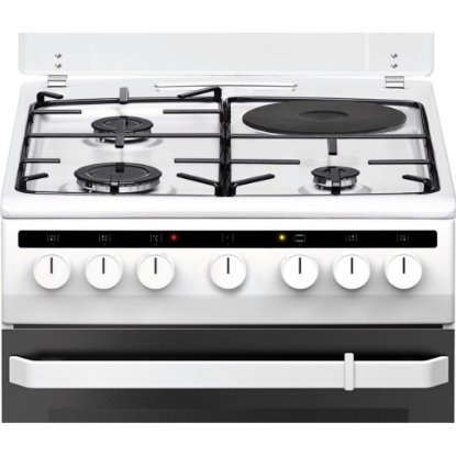 Kombinirani štednjak AMICA 58ME4.38HZpMs(W), 50 cm, 3+1, 62 l, Energetskia klasa A, bijeli