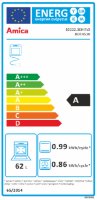 Ugradbena pećnica AMICA BOC 4510, 62 l, 8 funkcija, energetski razred A, inox