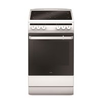 Električni štednjak AMICA 58CE2.30P(W), 50 cm, 4 zone, 62 l, energetski razred A, bijeli