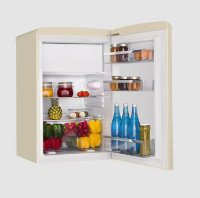 Hladnjak AMICA KS15615B, Retro, 86 cm, 95/13 l, energetski razred E, bež