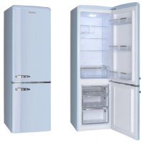 Hladnjak AMICA FK2965.3LAA, kombinirani, 181 cm, No frost, 181/63 l, SoftClose, energetski razred E, plavi