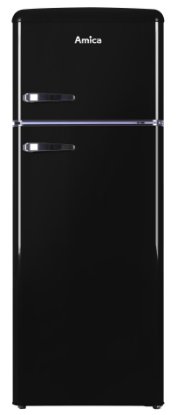 Hladnjak AMICA KGC15634S, kombinirani, 144 cm, 162/44 l, AutoDefrost, energetski razred E, crni