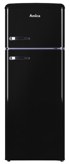 Hladnjak AMICA KGC15634S, kombinirani, 144 cm, 162/44 l, AutoDefrost, energetski razred E, crni