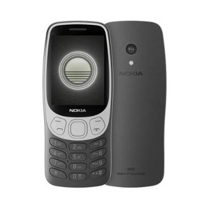 Klasični mobitel NOKIA 3210 4G DS (2024), 2.4", MicroSD, Dual SIM, kamera, crni
