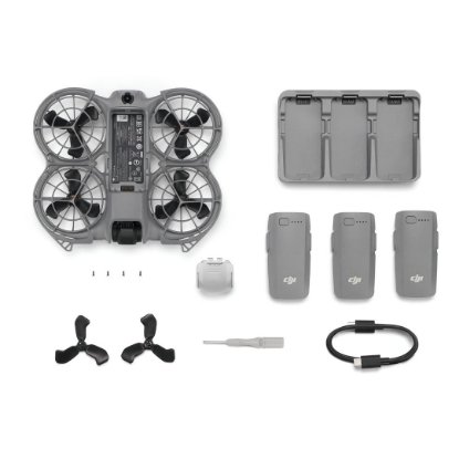 Dron DJI Neo 2 Fly More Combo, 4K kamera, 2-axis gimbal, vrijeme leta do 19 min, sivi, samo dron