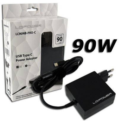 Punjač za laptop LC POWER LC-NB-PRO-90-C, USB-C, 90W, univerzalni