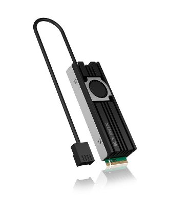 Hladnjak ICY BOX, za M.2 NVMe SSD, 20mm, srebrni
