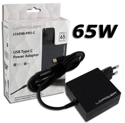 Punjač za laptop LC POWER LC-NB-PRO-65-C, USB-C, 65W, univerzalni
