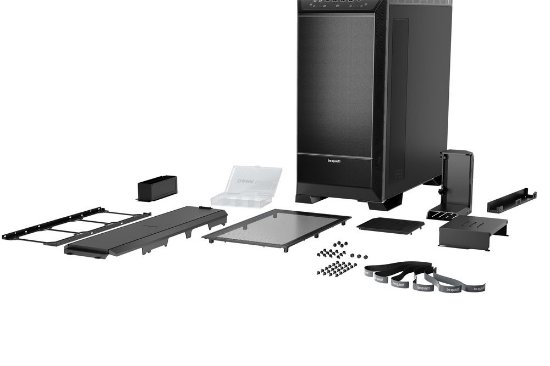 Kućište BE QUIET Dark Base Pro 901, ATX, prozor, crno, Qi bežično punjenje, bez napajanja