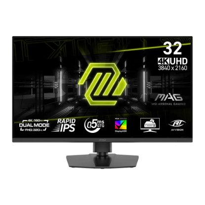 Gaming monitor 32" MSI 322URDF E16, 4K UHD, IPS, 320Hz, 1ms, cd/m2, crni