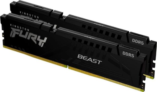 Memorija PC-44800, 32GB, KINGSTON KF556C40BBK2-32 FURY Beast, DDR5 5600MHz, kit 2x16GB