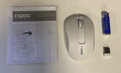 OPEN BOX - Miš RAPOO M10 Plus, bežični, bijeli