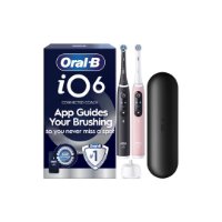 Električna četkica za zube ORAL-B iO6, duopack 2 kom, crna i roza