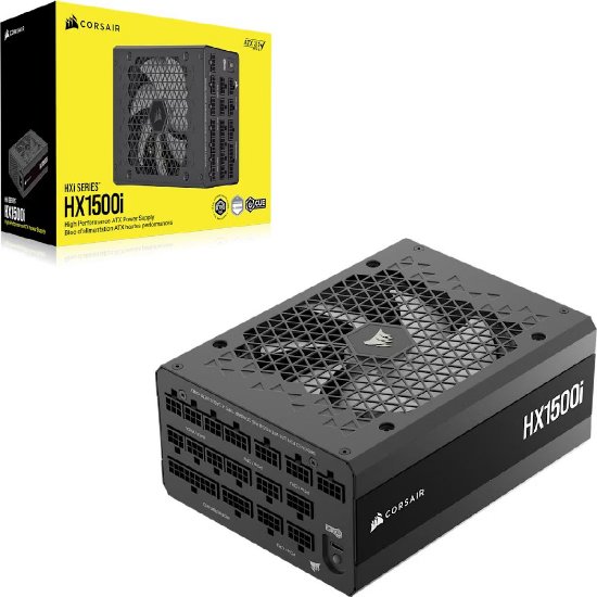 Napajanje 1500W CORSAIR HX1500i CP-9020309-EU, ATX 3.1, 140mm vent., 80+ Platinum, modularno