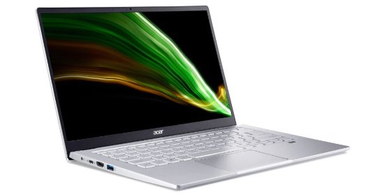 Laptop ACER Swift 3 NX.AB1EX.00W / Ryzen 7 5700U, 16GB, 512GB SSD, Radeon Graphics, 14" IPS FHD, noOS, srebrni