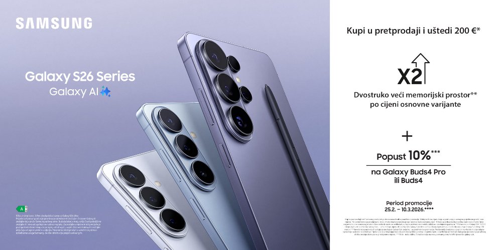 Prikažite detalje za Samsung Miracle S26 Launch donosi vam uštedu od 200€!