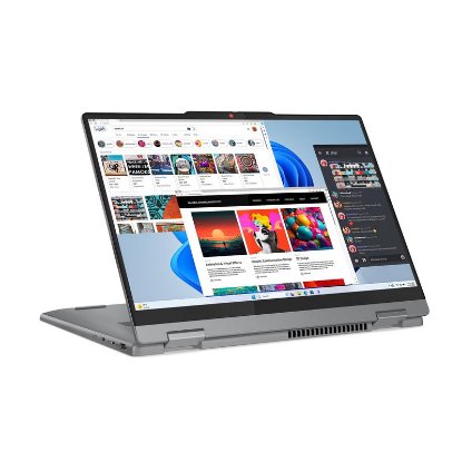 Laptop LENOVO IdeaPad 5 2-in-1 83KX004XSC / Core i5 13420H, 16GB, 1TB SSD, Intel HD Graphics, 14" WUXGA OLED Touch, Windows 11, sivi