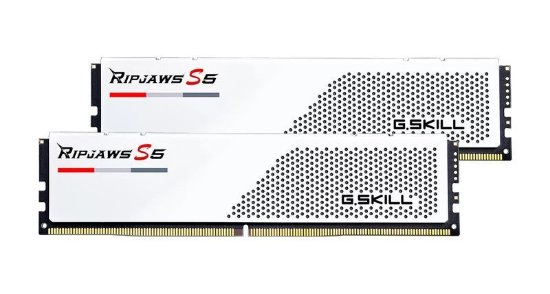 Memorija PC-41600, 32GB, G.SKILL Ripjaws S5, F5-5200J4040A16GX2-RS5W, DDR5 5200MHz, kit 2x16GB