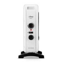 Grijalica UFESA Polux, konvektor, 1200 W, bijela