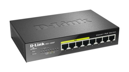 Switch D-LINK DGS-1008P/E, Gigabit Switch, 8-port, 4 POE portova