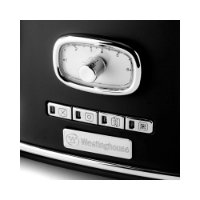 Toster WESTINGHOUSE Retro 4 Slice, 4 utora, 1750 W, crni