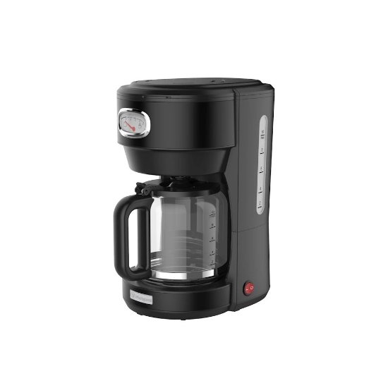 Aparat za kavu WESTINGHOUSE Retro, 1000 W, filter kava, do 10 šalica, 1,25l, crni