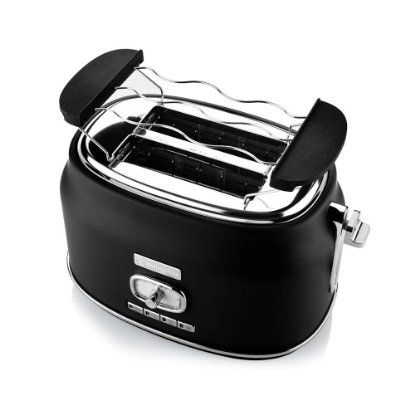 Toster WESTINGHOUSE Retro 2 Slice, 2 utora, 815 W, crni