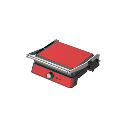 Roštilj električni WESTINGHOUSE Retro, 2200W, preklopni, crveni