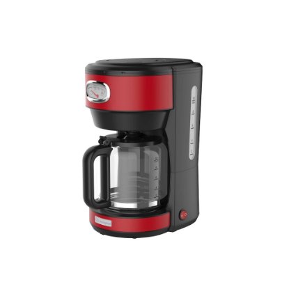 Aparat za kavu WESTINGHOUSE Retro, 1000 W, filter kava, do 10 šalica, 1,25l, crveni