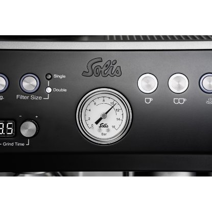 Aparat za kavu SOLIS Solis Grind & Infuse Perfetta 1019 - RVS Black, espresso aparat, 1640 W, 16 bara, 2,6 l, crni