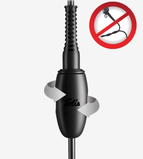 Sušilo za kosu SOLIS SOL 96817, profesionalno, brzo sušenje, 2200w, AC motor, crveno