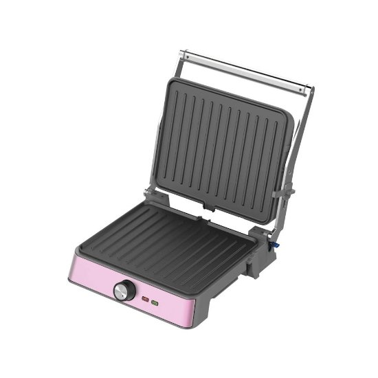 Roštilj električni WESTINGHOUSE Retro, 2200W, preklopni, rozi