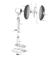 Ventilator SOLIS SOL 97079, stojeći, ionizator, 60 W, 40 cm, sivi