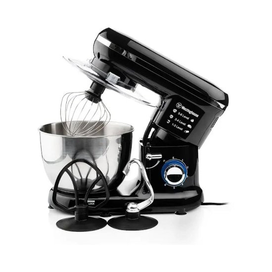 Kuhinjski robot WESTINGHOUSE Stand Mixer, 600 W, 4,5 l, crni
